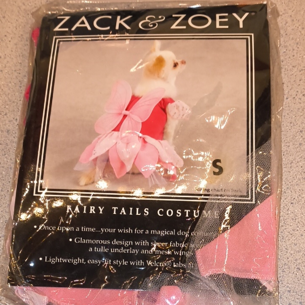 Zack & Zoey Light Pink Fairy Tails Costume/Dress-Brand New-Size Small